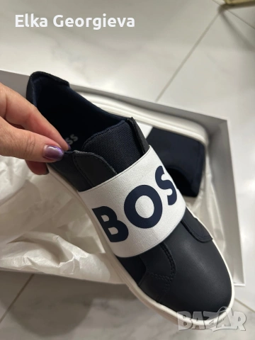 Оригинални спортно-елегантни обувки BOSS, снимка 3 - Детски обувки - 55063572