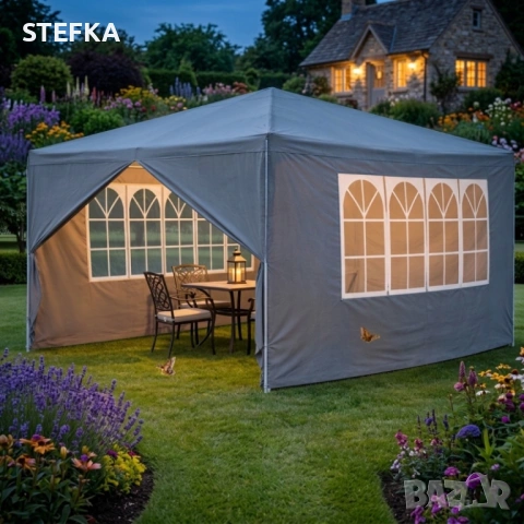 Просторна градинска шатра
