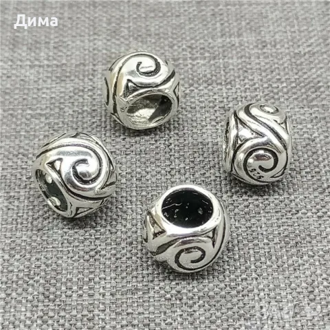 Талисмани 925 Стерлингово Сребро тип Пандора-за гривни.Различни модели,размери,различни цени, снимка 18 - Бижутерийни комплекти - 32836101