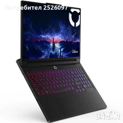 НОВ Legion Pro 7/16” OLED 240Hz/Ultra 9 275HX/RTX 5080 16GB/64GB 6400MHz/Гаранция/RGB, снимка 8 - Лаптопи за игри - 54954163
