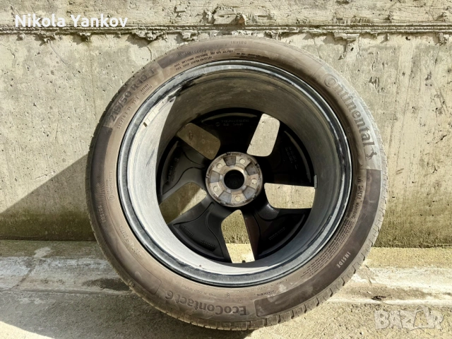 Комплект оригинални 19" джанти VW ID.3 + гуми Continental EcoContact 6 215/50 R19, снимка 7 - Гуми и джанти - 54602187