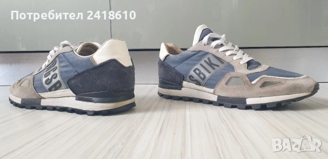 Dirk Bikkembergs Leather Sneakers Mens Size 43/27.5см ОРИГИНАЛ! Мъжки Кецове, снимка 2 - Кецове - 54573630