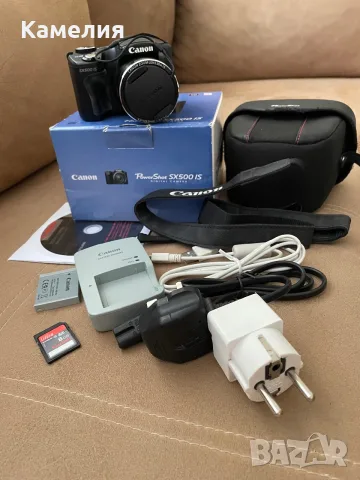 Фотоапарат Canon PowerShot SX500 IS, снимка 2 - Фотоапарати - 55687541
