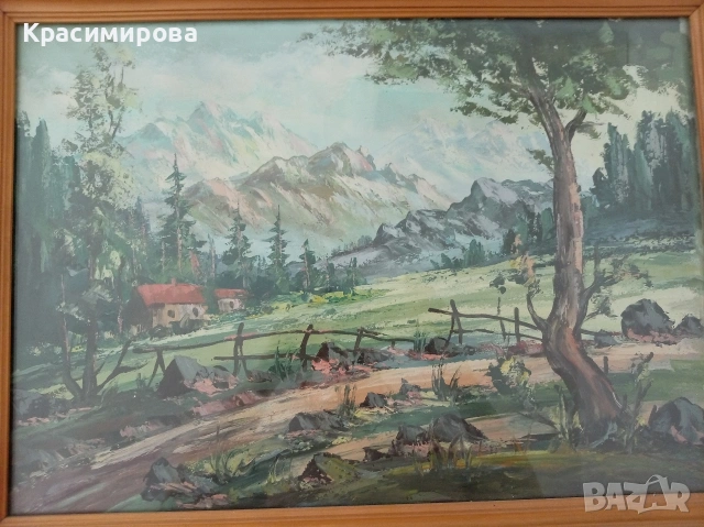 Картина, масло върху платно, снимка 6 - Картини - 54006958