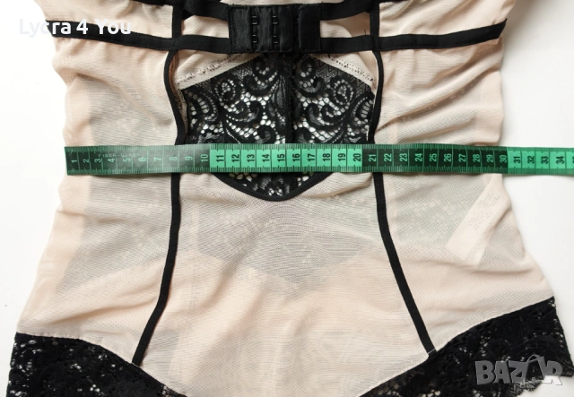 Secret Possessions EU 75C (B) луксозно телесно боди с черна дантела, снимка 13 - Бельо - 54140195