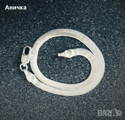 Сребърна гривна и колие, проба 925 от Гърция, снимка 2 - Колиета, медальони, синджири - 54673729