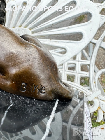 Луксозен комплект бронзови лъвове – 100% Бронз – 8.2 кг – Авторска творба „Bayre“, снимка 7 - Антикварни и старинни предмети - 54666050