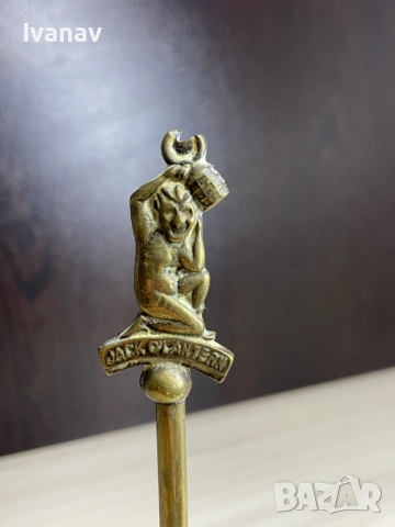 Месингова прибираща се четка Jack O'Lantern , снимка 3 - Антикварни и старинни предмети - 53983929