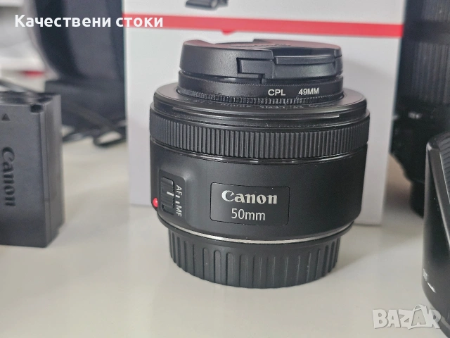 Canon M50 Mark II с 3 обектива и аксесоари комплект, снимка 6 - Камери - 54974187