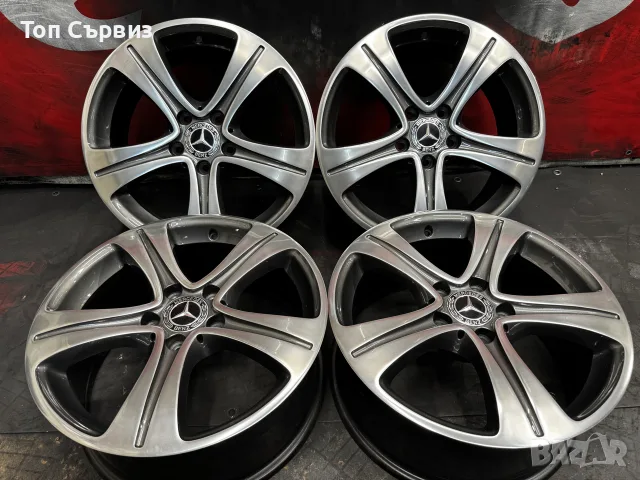 Оригинални алуминиеви джанти за Мерцедес (Mercedes), 17 цола, 5х112, снимка 4 - Гуми и джанти - 55511990