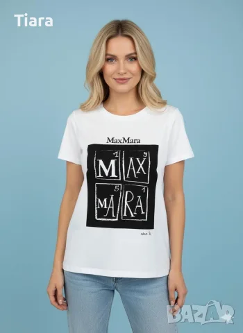 MAX MARA - оригинална дамска тениска ., снимка 5 - Тениски - 55330670