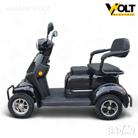 Двуместна електрическа четириколка Volt Electric Comfort DUO, 2000W, 60V, 20Ah, CE сертификат, снимка 12 - Инвалидни скутери - 54007064