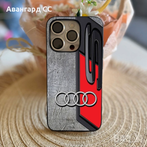 Силиконов Калъф за iPhone с лого Audi, снимка 13 - Калъфи, кейсове - 54611152