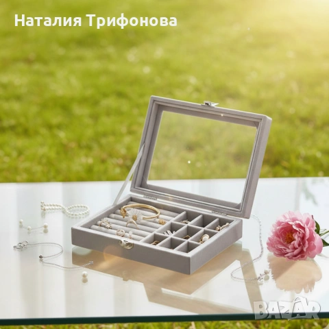 Кутия за съхранение на бижута – 24 места за перфектен ред, снимка 4 - Други - 55077544
