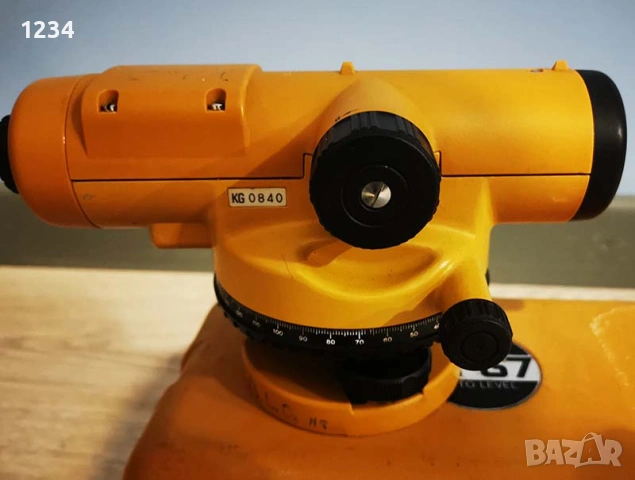 Японски оптичен автоматичен нивелир TOPCON AT-G7 , снимка 2 - Други инструменти - 54445534