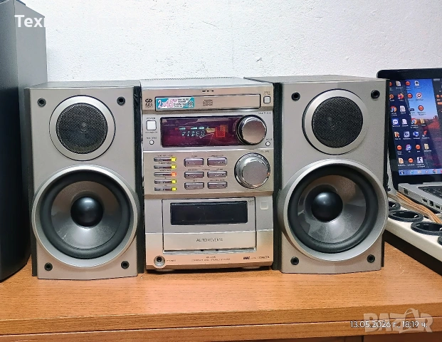 Аудио система AIWA. Made in Japan. Чудесен звук.  Изпращам видео. 