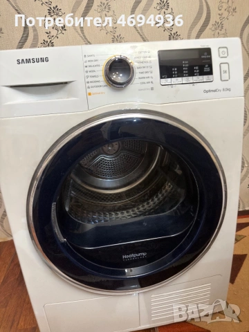 Samsung сушилня OptimalDry 8 кг използвана, снимка 2 - Сушилни - 54191298