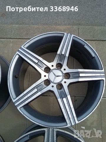 Джанти Mercedes 17" 5x112 Мерцедес 5х112, снимка 5 - Гуми и джанти - 54764617