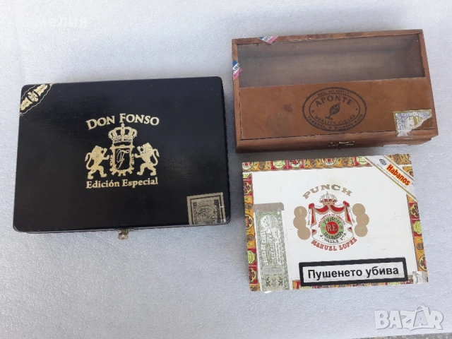Дървени кутии от пури, снимка 2 - Други ценни предмети - 50185054