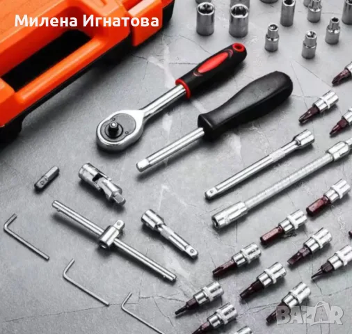 Комплект инструменти за ремонт на автомобил, 121 части, снимка 4 - Куфари с инструменти - 55564346