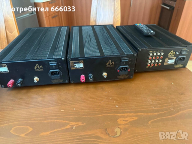AudioNote Zero Предусилвател дистснционно и 2 моноблока, снимка 2 - Аудиосистеми - 54929590