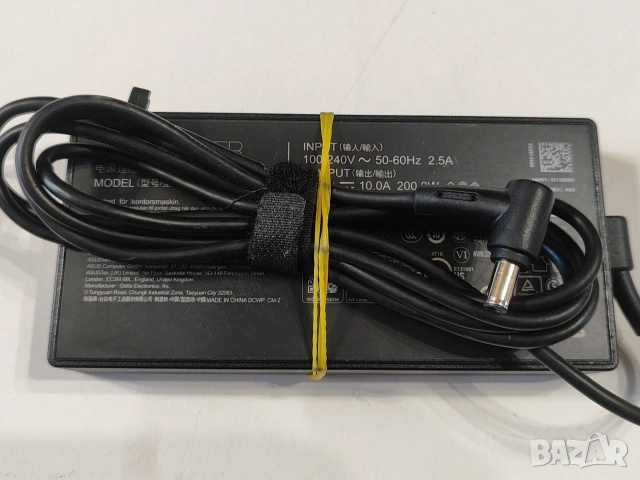 Оригинално зарядно ASUS 20V / 10A / 200W, снимка 4 - Части за лаптопи - 54575939
