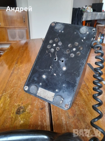 Стар телефон Т-ТМ-60, снимка 6 - Антикварни и старинни предмети - 54271755