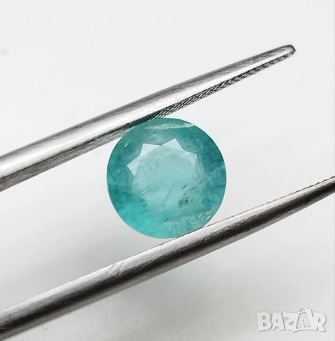 Ултра рядък естествен необработен грандидиерит 1,46 карата! Сертификат!, снимка 3 - Други - 54161066