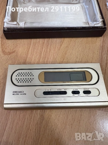 Винтидж будилник Seiko, за ремонт/части, снимка 2 - Друга електроника - 54234879