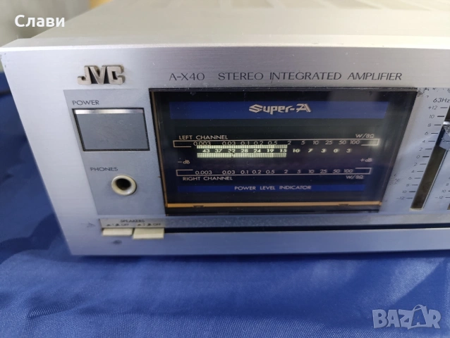 Усилвател JVC AX-40 , снимка 6 - Ресийвъри, усилватели, смесителни пултове - 54937361