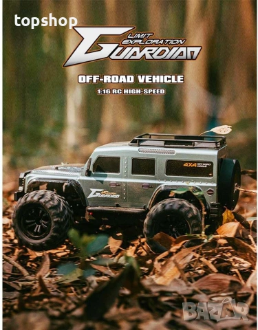 Чисто нов Офроуд RC Краулер Камион rcxperts HSR G2201-A, 1/16 4WD , снимка 6 - Коли, камиони, мотори, писти - 55105082