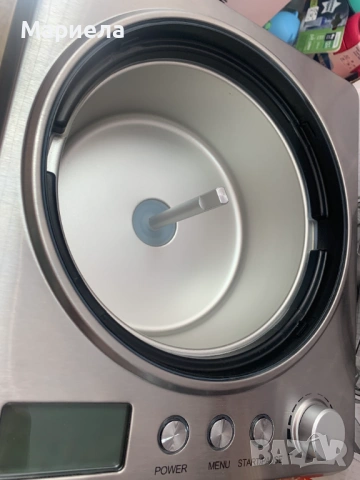 Машина за Сладолед H.Koenig HF340, 2 литра капацитет, Полупрофесионална, 180 W, Сива, снимка 7 - Други стоки за дома - 54911883