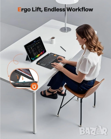 Безжична клавиатура с тъчпад за Surface Pro 12 и Copilot+, снимка 7 - Клавиатури и мишки - 50990139