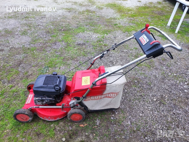 Бензинова самоходна косачка с кош Gutbrod BriggsStratton 150cm 4кс 4t 50см 33кг, снимка 3 - Градинска техника - 54364406