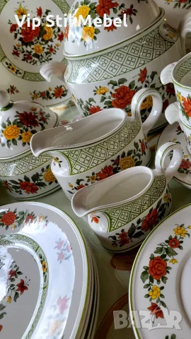 Огромен сервиз за хранене и кафе Villeroy & Boch Summer Day , снимка 3 - Сервизи - 55406618