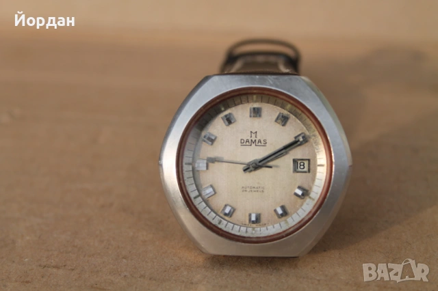 Швейцарски мъжки автоматичен часовник ''Damas'' /25 камъка/