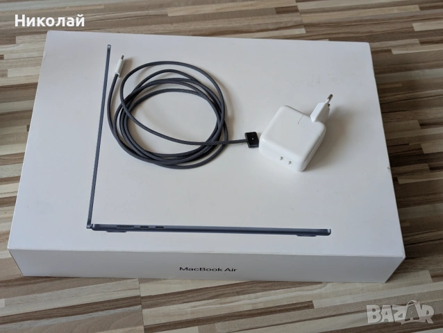  MacBook Air 15,3  M3 16/256 8CPU/10GPU -  97% батерия, снимка 2 - Лаптопи за работа - 54647217
