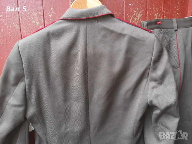 Военна соц униформа старшина БНА , НРБ. КАТО НОВА, снимка 6 - Антикварни и старинни предмети - 54081342