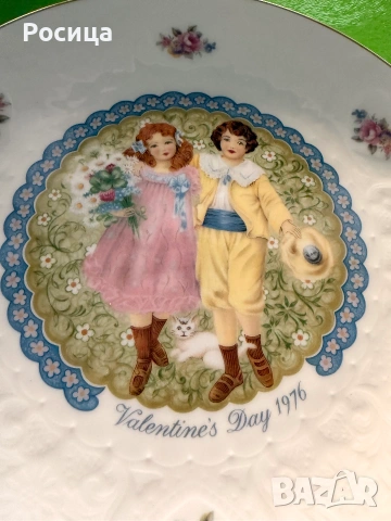 Колекционерски чинии за Свети Валентин на Royal Doulton, снимка 3 - Колекции - 54958460