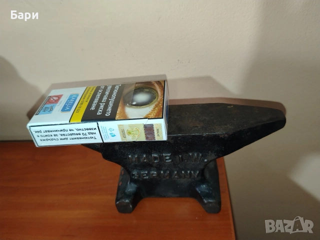 Стара малка наковалня от Германия 3кг., снимка 6 - Други ценни предмети - 54186642