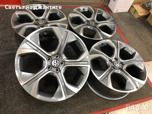 Джанти 18 Цола 5х100 VW T-Roc Tiago Skoda Scala Kamiq Audi A1 Нови Оригинални, снимка 2 - Гуми и джанти - 54968463