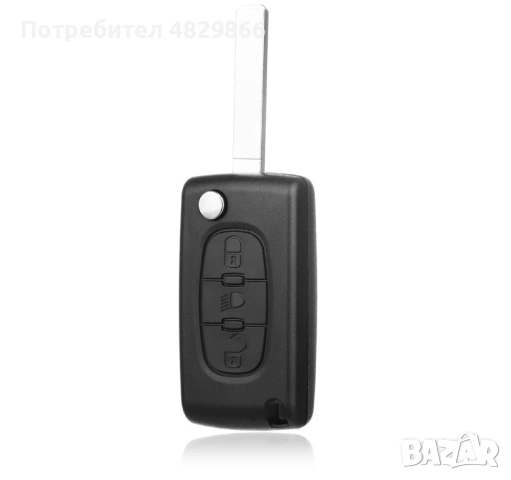 Кутийка за ключ с 3 бутона CITROEN & PEUGEOT, VA2, CE0523, снимка 4 - Части - 54621289