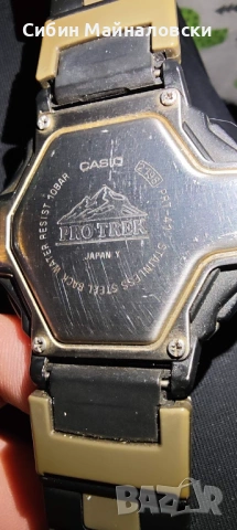 Мъжки часовник Casio Pro-Trek PRT-41 Triple Sensor — €80, снимка 2 - Мъжки - 54132627