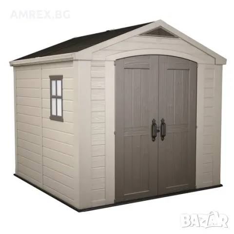 Градинска къща Keter Factor 8x8 с двойна врата