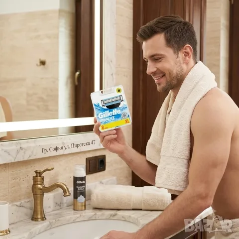 Оригинални ножчета за самобръсначка Gillette Mach3 Start 8 бр. 