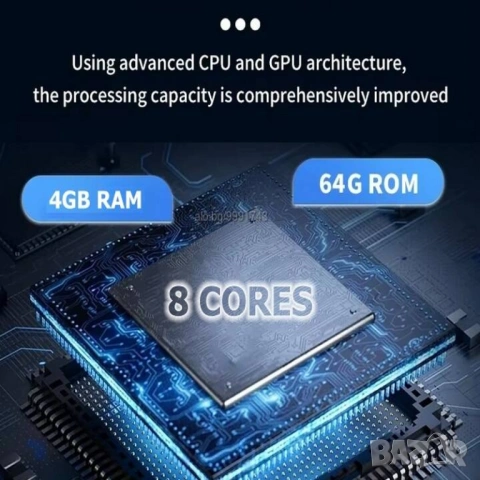 1-Din 6.86” 1280*480, 4/64GB 8-ядрена универсална мултимедия с Android 13, 4G/LTE , снимка 3 - Аксесоари и консумативи - 54439535