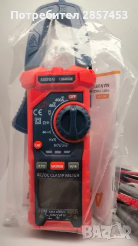 AstroAI CM4K0R - клещи-мултиметър TRMS 4000 Counts - NCV, Auto Range, снимка 2 - Други инструменти - 55328517