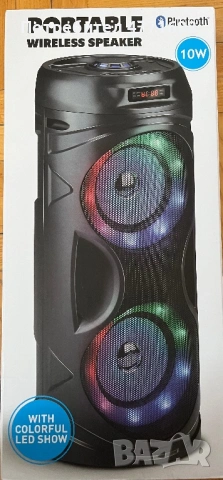 Безжична преносима колонка PORTABLE WIRELESS SPEAKER , снимка 4 - Bluetooth тонколони - 54541524