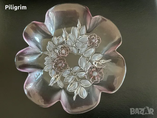 Ваза за плодове, сладкиши Walther Glass, Mikasa.№2., снимка 3 - Вази - 55332319