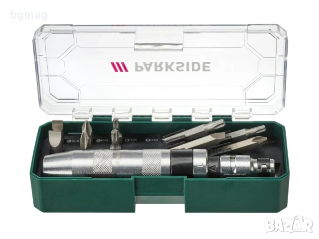 PARKSIDE комплект ударна отвертка-0бщо 8 части 